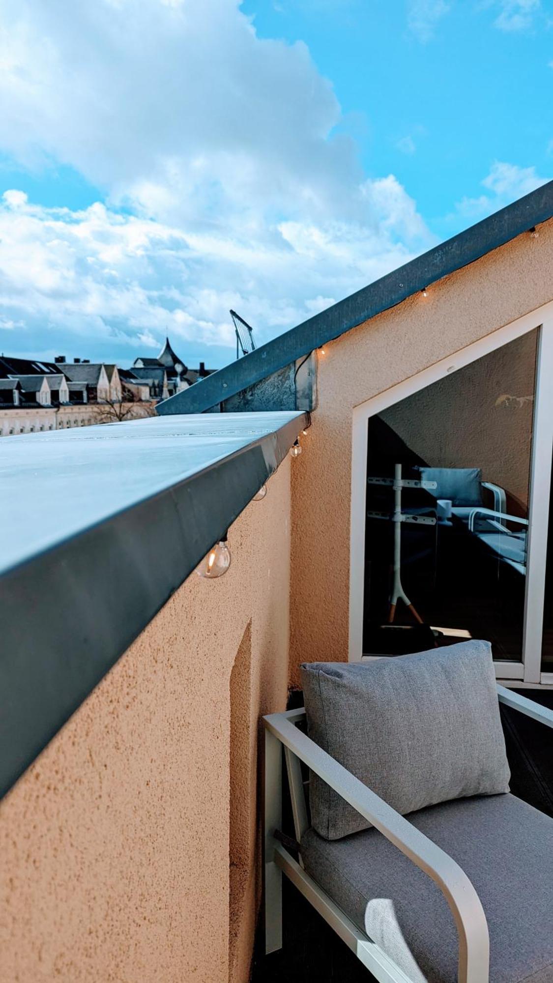 Rooftop Art Apartment, E-Roller,Ausblick,Wlan,Tv Chemnitz Luaran gambar